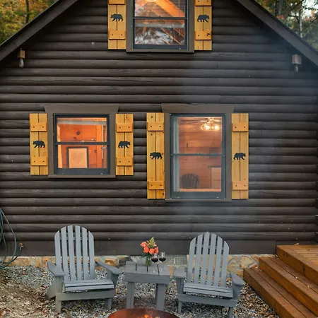 Log Cabin With Mountain View And Privacy Blue Ridge Exterior photo