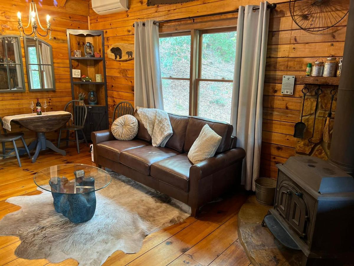 Log With Mountain View And Privacy * Blue Ridge