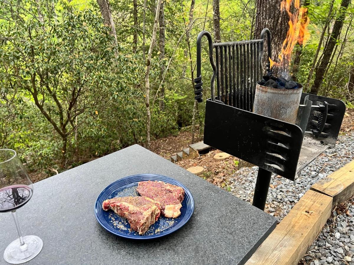 Log With Mountain View And Privacy Blue Ridge